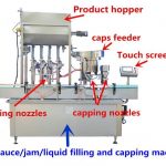 Màquina d'ompliment d'alta mel d'alta precisió per a una ampolla de plàstic de 500 ml / 1000 ml de vidre o plàstic