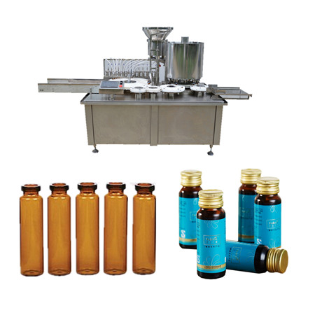 Fabricació de màquines d'ompliment automàtiques d'ampolla d'oli essencial de la certificació CE de Shanghai