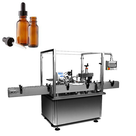 Línia de sucs de greix líquid rotatiu Pesticida 30Ml màquina per omplir melmelada manual