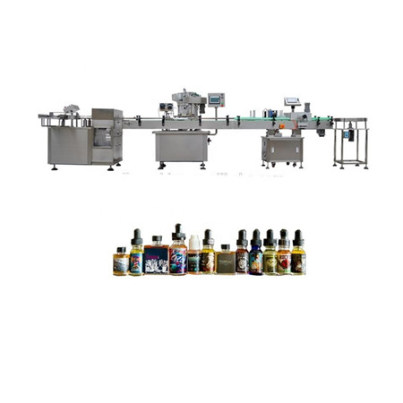 Màquina d'ompliment de pesatge d'oli líquid semiautomàtic d'oli essencial