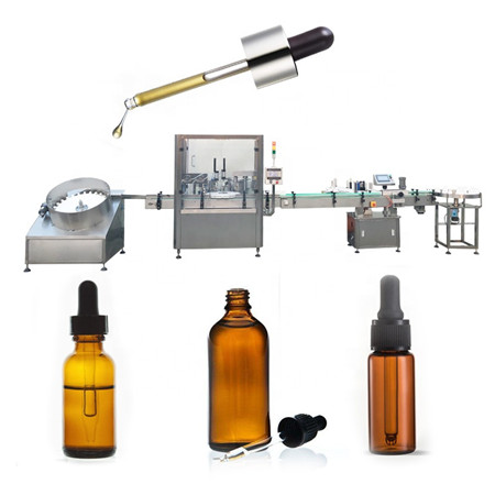 Línia de producció automàtica de màquines d'ompliment de gotes d'ulls 30 ml d'ampolla líquida de perfum de fàbrica de màquines d'ompliment de gotes d'ulls