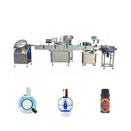 Equip d'ompliment de fàbrica per a màquina d'ompliment d'oli essencial líquid de cigarrets elèctrics de líquid electrònic