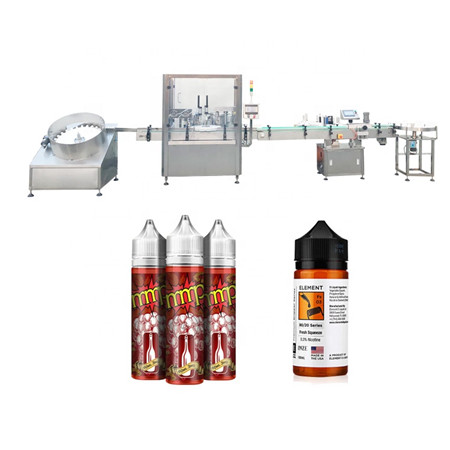 Equip automàtic d'ompliment d'olis essencials / màquina d'ompliment líquid de cigarrets electrònics / màquina d'ompliment de sucs de cigarrets electrònics