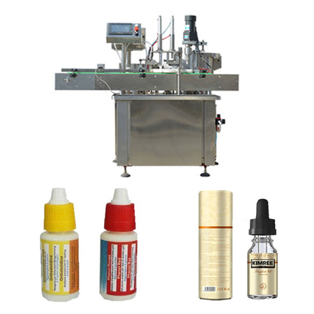 Màquina d'ompliment d'ampolles amb comptagotes de tintura de xarop de 5-30 ml