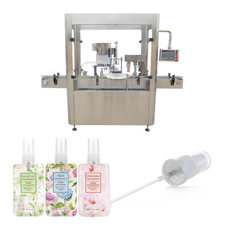 Màquina de perfumeria de vidre completament automàtica 10ml 15ml 20ml 30ml màquina d’omplir ampolla d’esprai