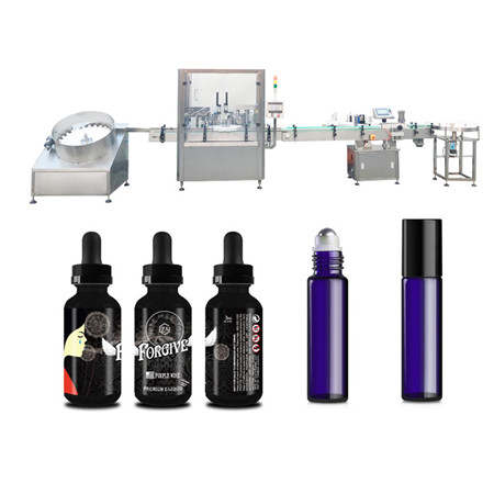 vials automàtics i màquina de tapatge de líquid