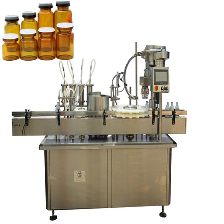 Màquina automàtica per omplir mel de gran densitat, de gran pot, amb peces de tap